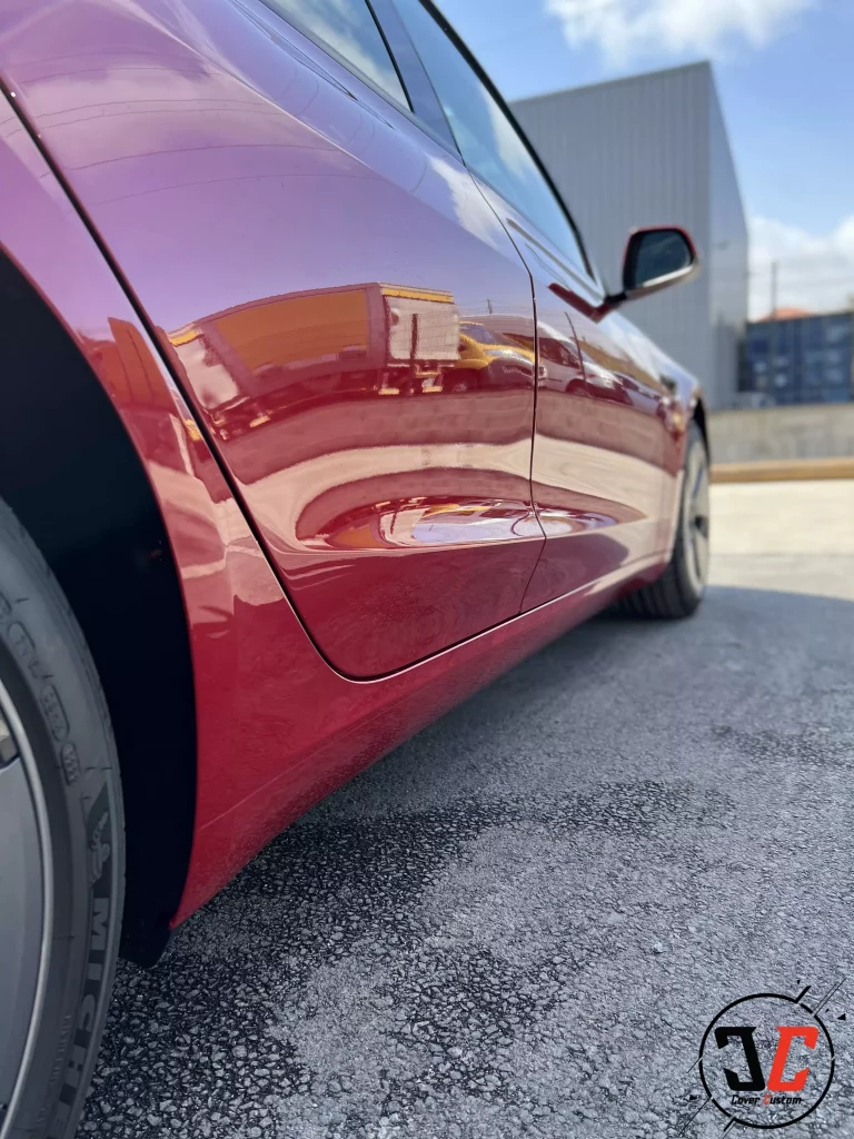 Tesla Model 3 Phare choc avant + Bas de caisse PPF